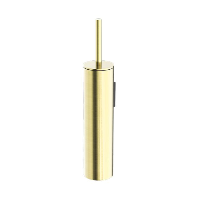 Nero Mecca Toilet Brush Holder Brushed Gold