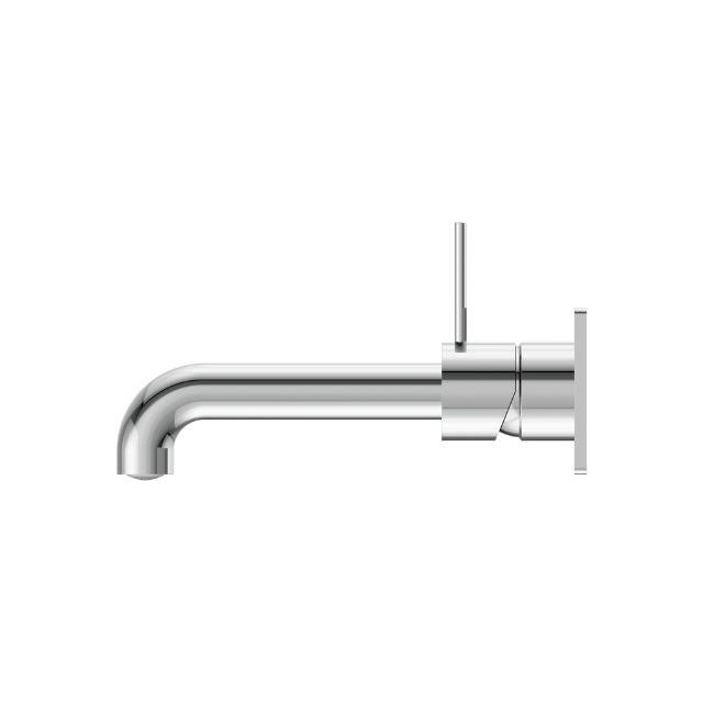 Buy Online Nero Mecca Wall Basin Mixer Handle Up 260mm Spout Chrome - NR221910B260CH - The Blue Space