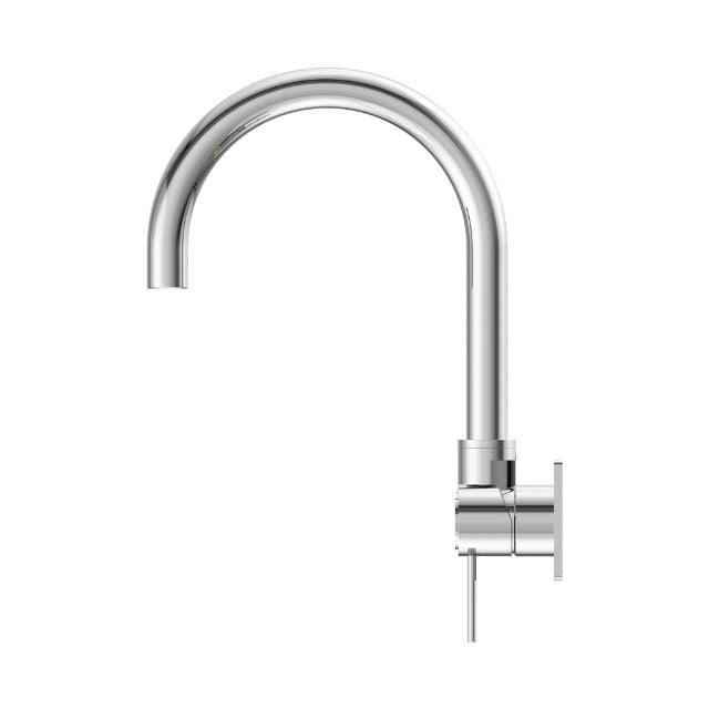 Nero Mecca Wall Basin/Bath Mixer Swivel Spout Chrome