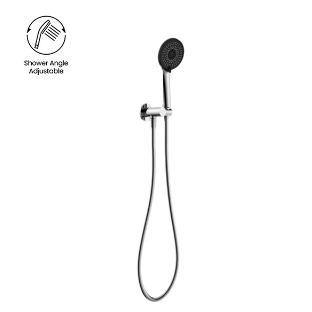 Nero Project Round Shower on Bracket 4 Star Rating Chrome