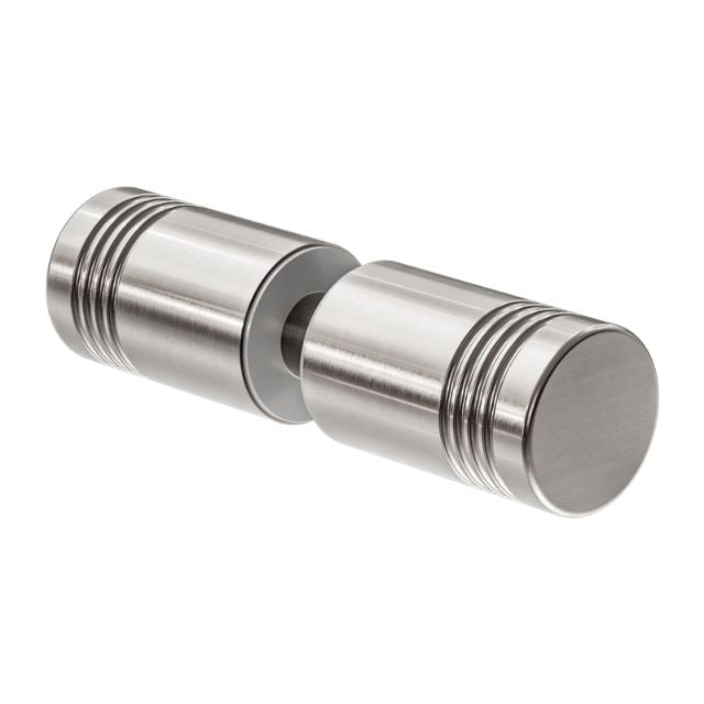 Nero Round Shower Knob Brushed Nickel