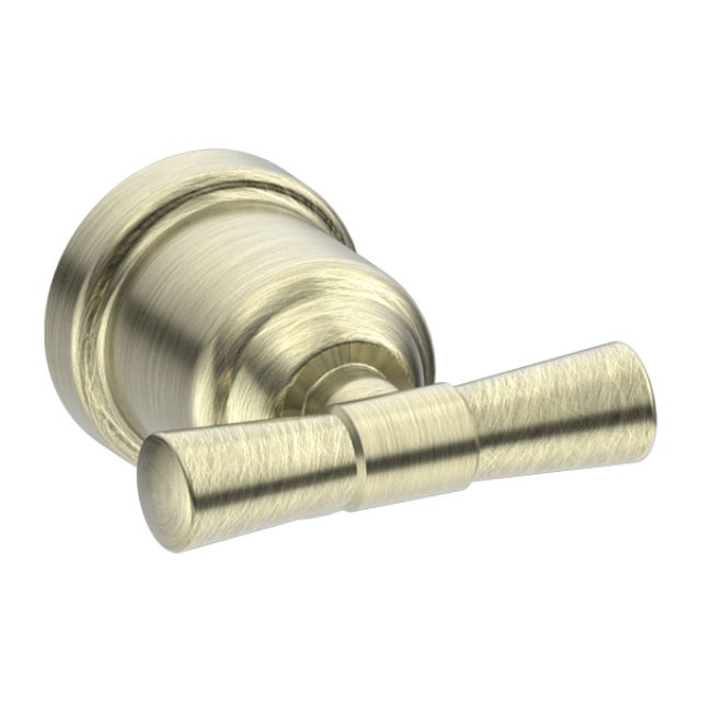 Nero York Robe Hook Aged Brass