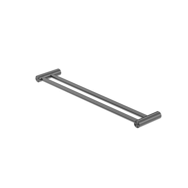 Nero Zen SS316L Double Towel Rail 600mm Graphite