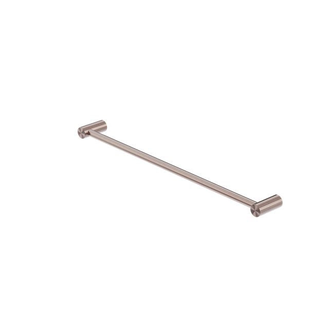 Nero Zen SS316L Single Towel Rail 600mm Brushed Bronze