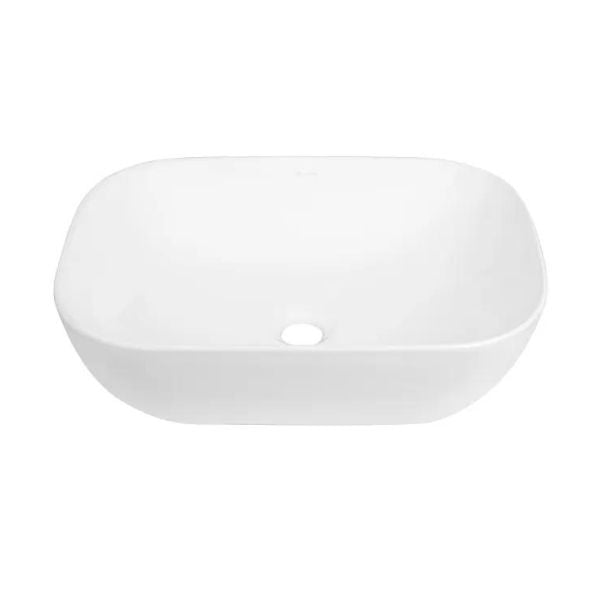 Otti Artis O'96 455mm Oval Above Counter Basin - Matte White