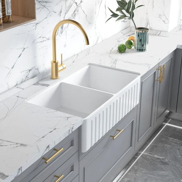 Otti Boston Double Butler Sink 845mm - MC84455