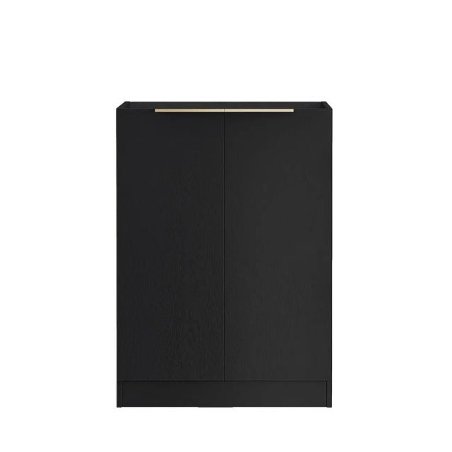 Otti Byron 1305mm Laundry Set A - Black Oak Include Floor Standing Cabinet - The Blue Space