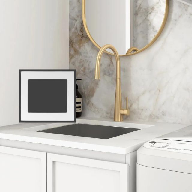 Otti Hampshire White 650mm Laundry Cabinet Set