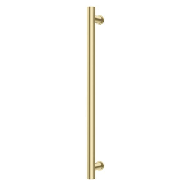 Phoenix Heated Towel Rail Round 600mm - Brushed Gold 650-8760-12