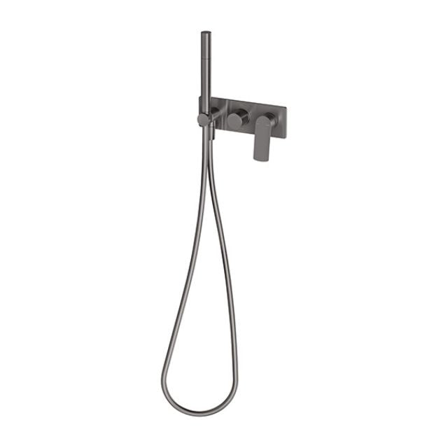 Phoenix Mekko Wall Shower System Brushed Carbon