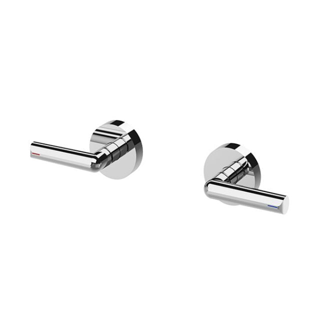 Phoenix Vivid Slimline Plus Lever Wall Top Assemblies Chrome