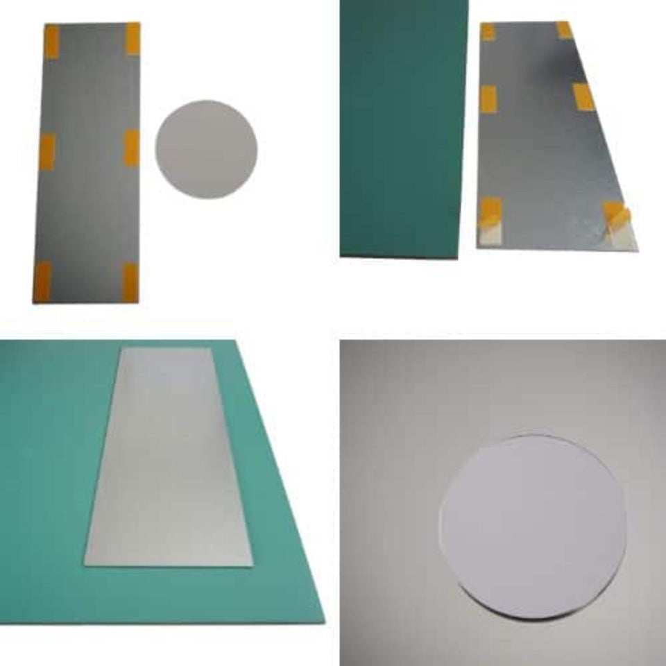 Thermogroup Ablaze 3x 140mm Round Magnifying Mirror with Magnet and 140 x 400mm Metal Strip