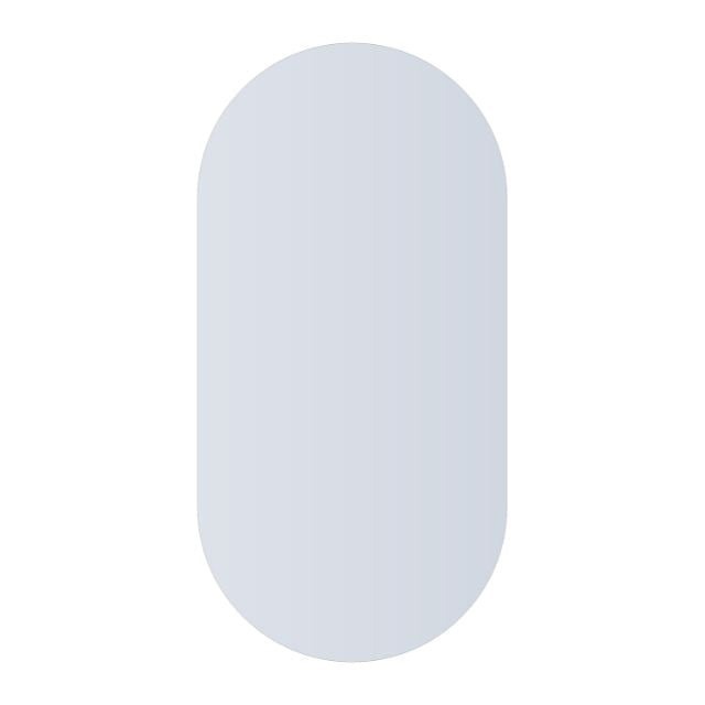 Thermogroup Pill Shape Polished Edge Mirror with Hangers 600x1200mm