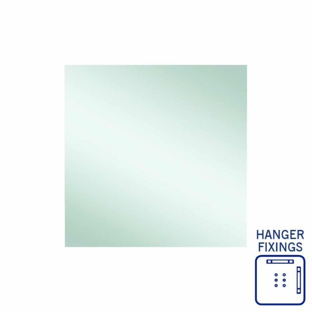 Thermogroup Rectangle Polished Edge Mirror 900x900mm