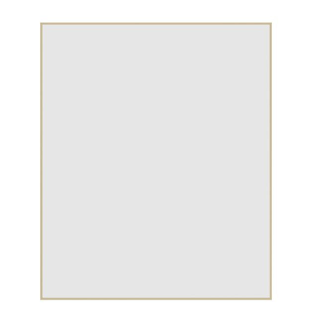 Thermogroup Rectangular Gold Framed Mirror