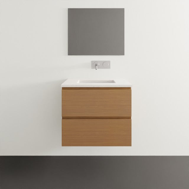 Timberline Billie Wall Hung Ensuite Vanity with SilkSurface Top and Under Counter Basin