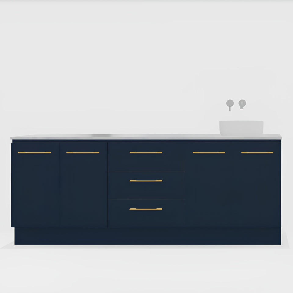 Timberline Dakota Floor Standing Vanity with SilkSurface Top and Above Counter Basin