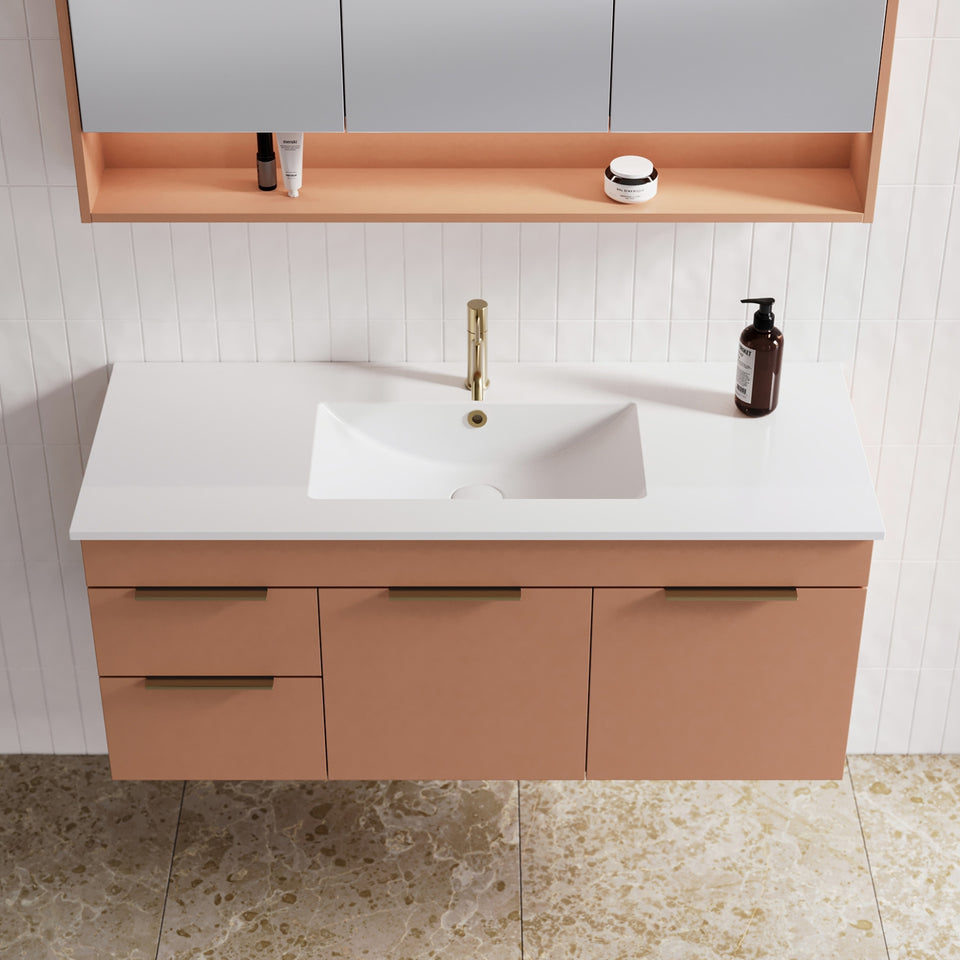 Timberline Indiana Wall Hung Vanity with Alpha Ceramic Top