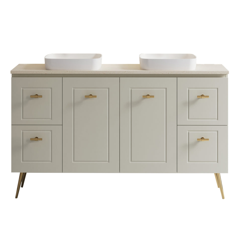 Timberline Nevada Classic On Legs Vanity with SilkSurface Top and Above Counter Basin