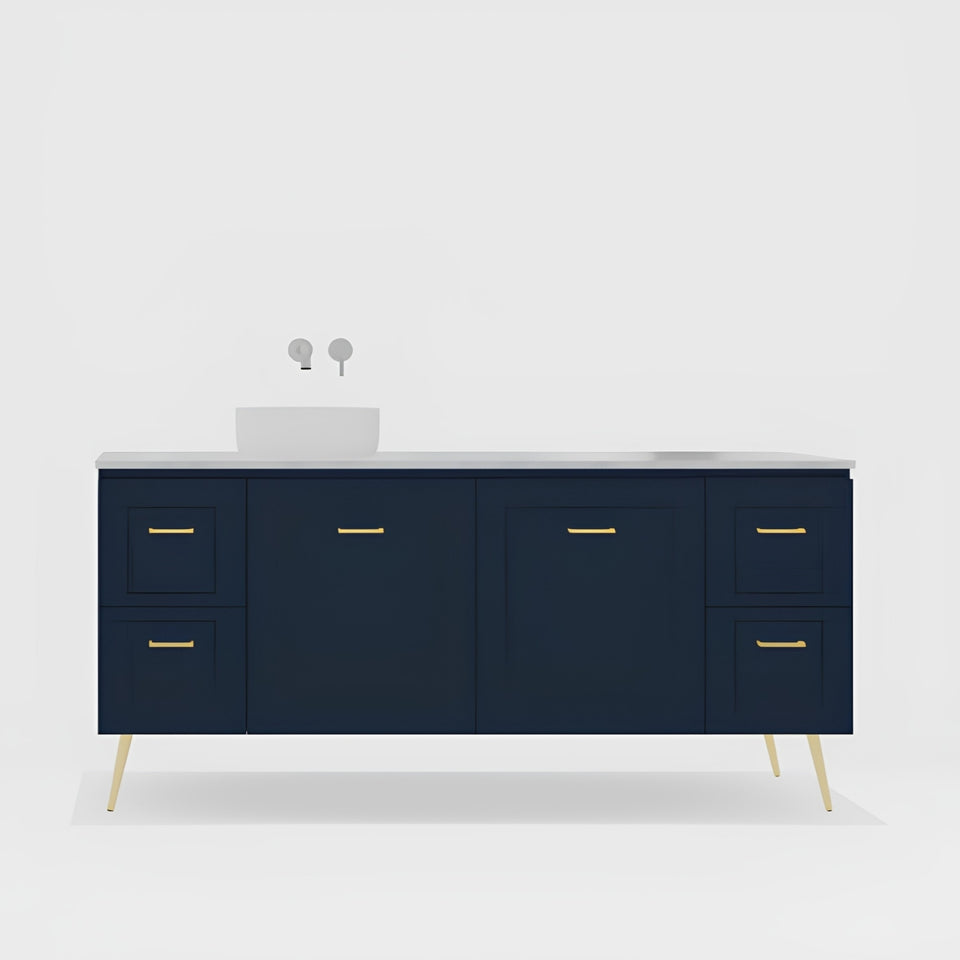 Timberline Nevada Classic On Legs Vanity with SilkSurface Top and Above Counter Basin