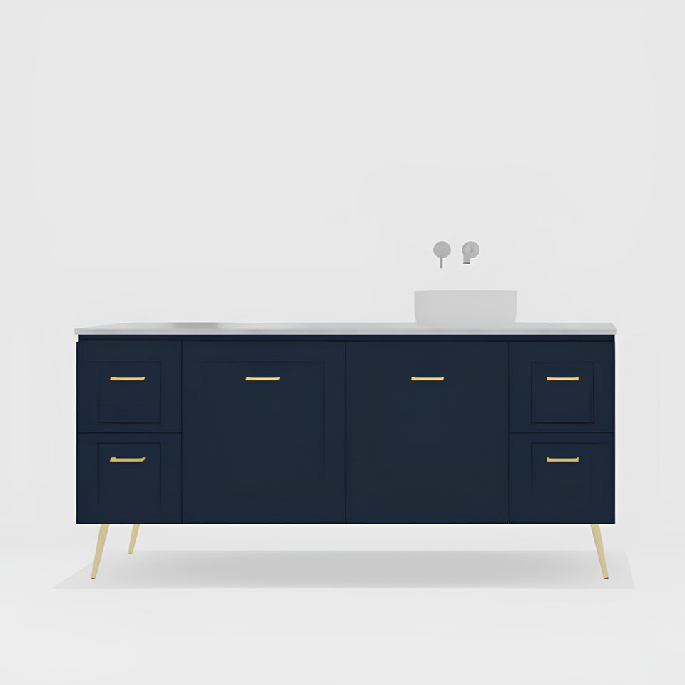 Timberline Nevada Classic On Legs Vanity with SilkSurface Top and Above Counter Basin