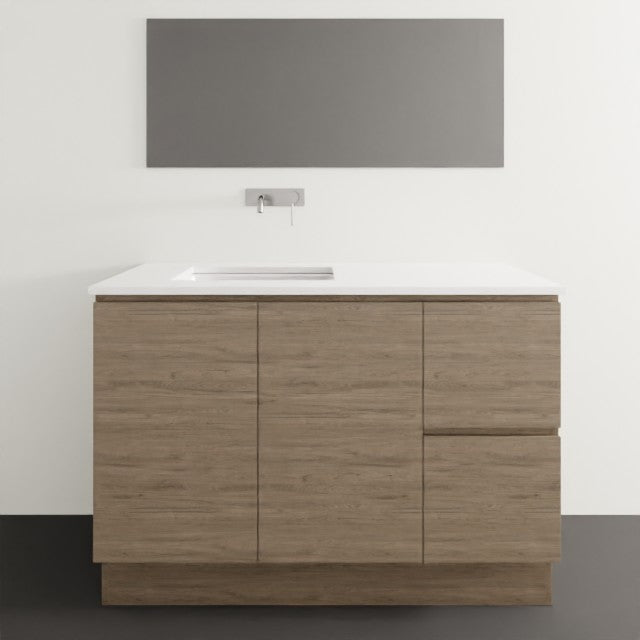Timberline Nevada Floor Standing Vanity with SilkSurface Top & Under Counter Basin