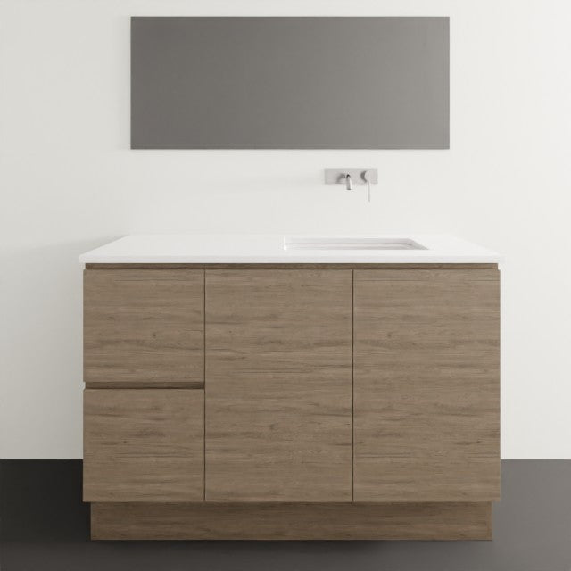Timberline Nevada Floor Standing Vanity with SilkSurface Top & Under Counter Basin