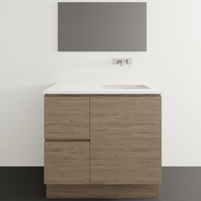 Timberline Nevada Floor Standing Vanity with SilkSurface Top & Under Counter Basin