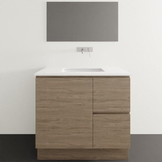 Timberline Nevada Floor Standing Vanity with SilkSurface Top & Under Counter Basin