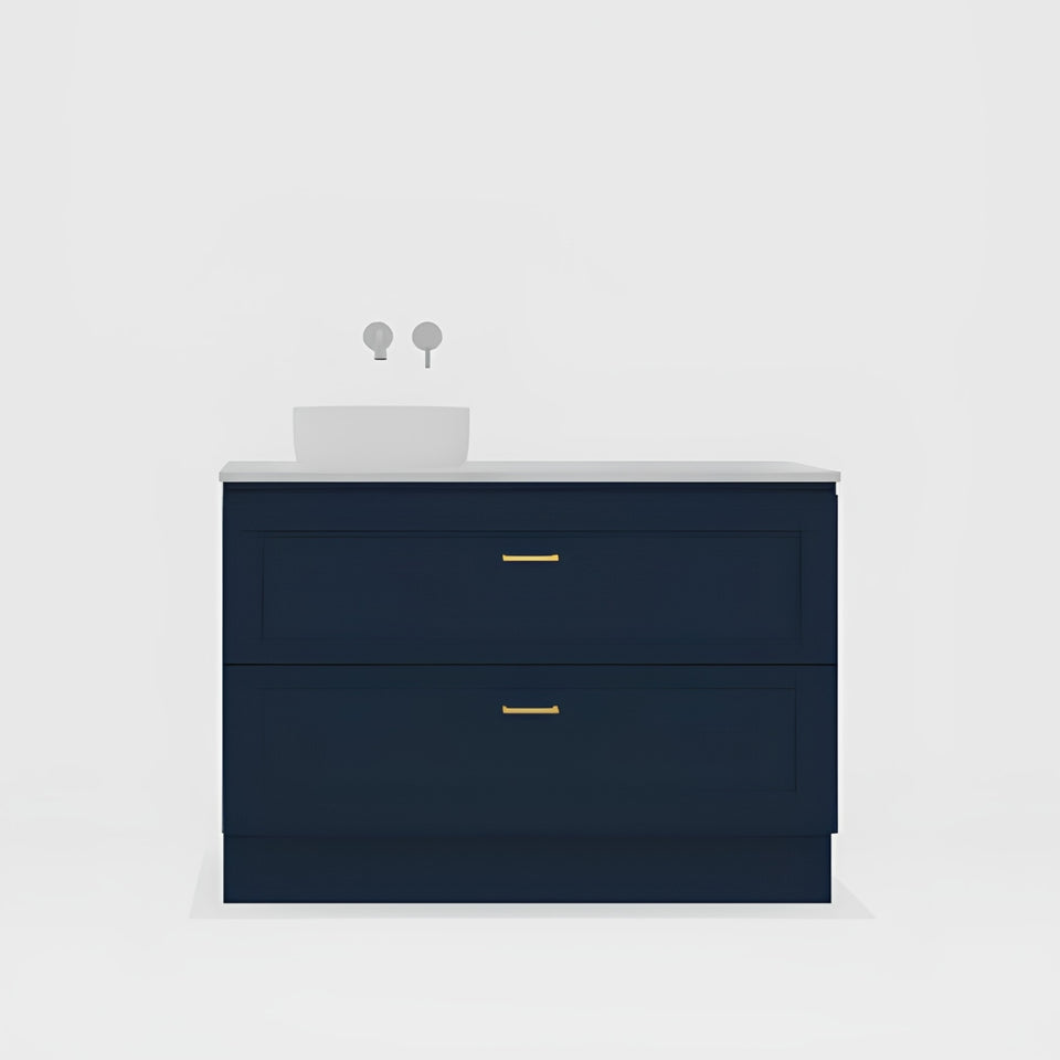 Timberline Nevada Plus Classic Floor Standing Vanity with SilkSurface Top and Above Counter Basin