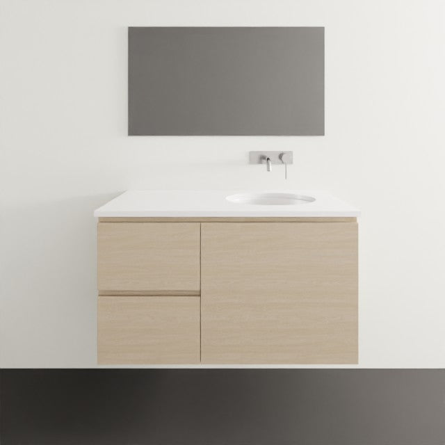 Timberline Nevada Wall Hung Vanity with SilkSurface Top & Under Counter Basin