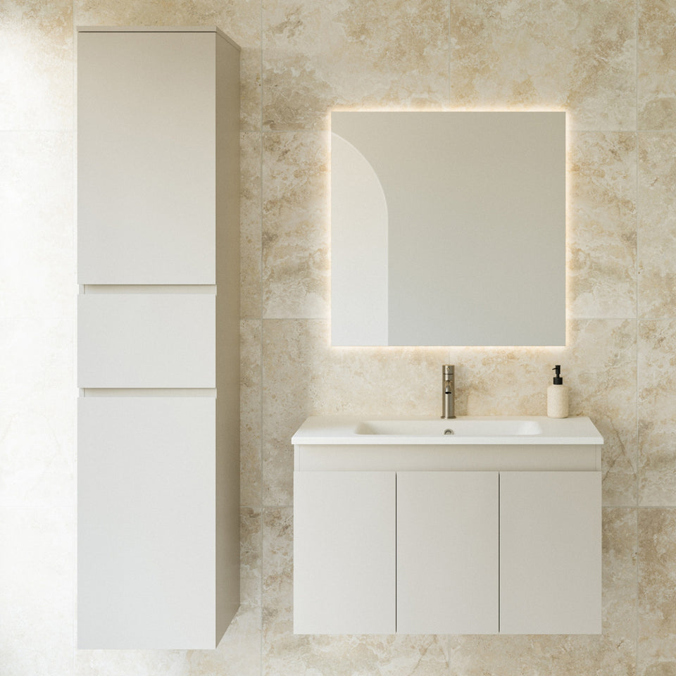 Timberline Rockford Wall Hung Vanity with Haven Dolomite Basin Top