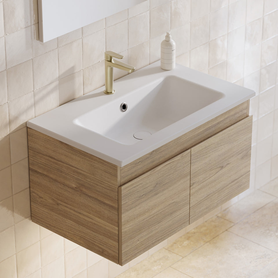 Timberline Rockford Wall Hung Vanity with Haven Dolomite Basin Top