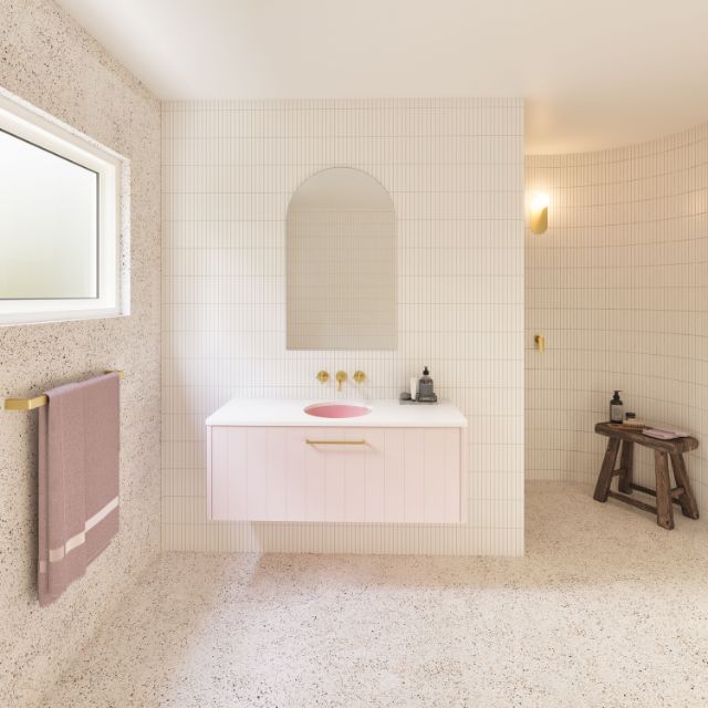 Timberline Saba Wall Hung Vanity With Above Counter Basin
