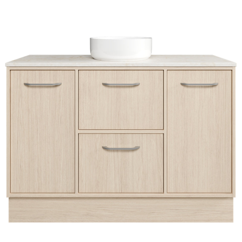 Timberline Takano Floor Standing Vanity with SilkSurface Top and Above Counter Basin