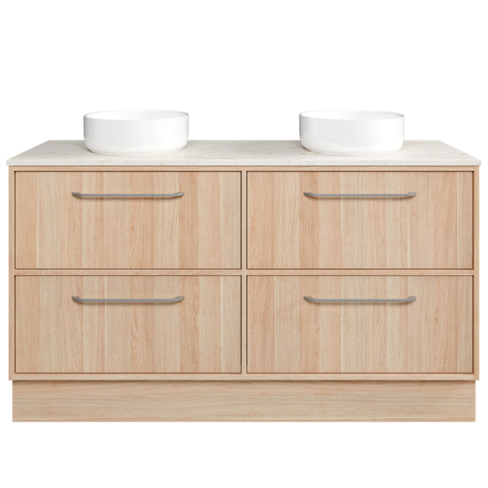 Timberline Taro Floor Standing Vanity with SilkSurface Top and Above Counter Basin