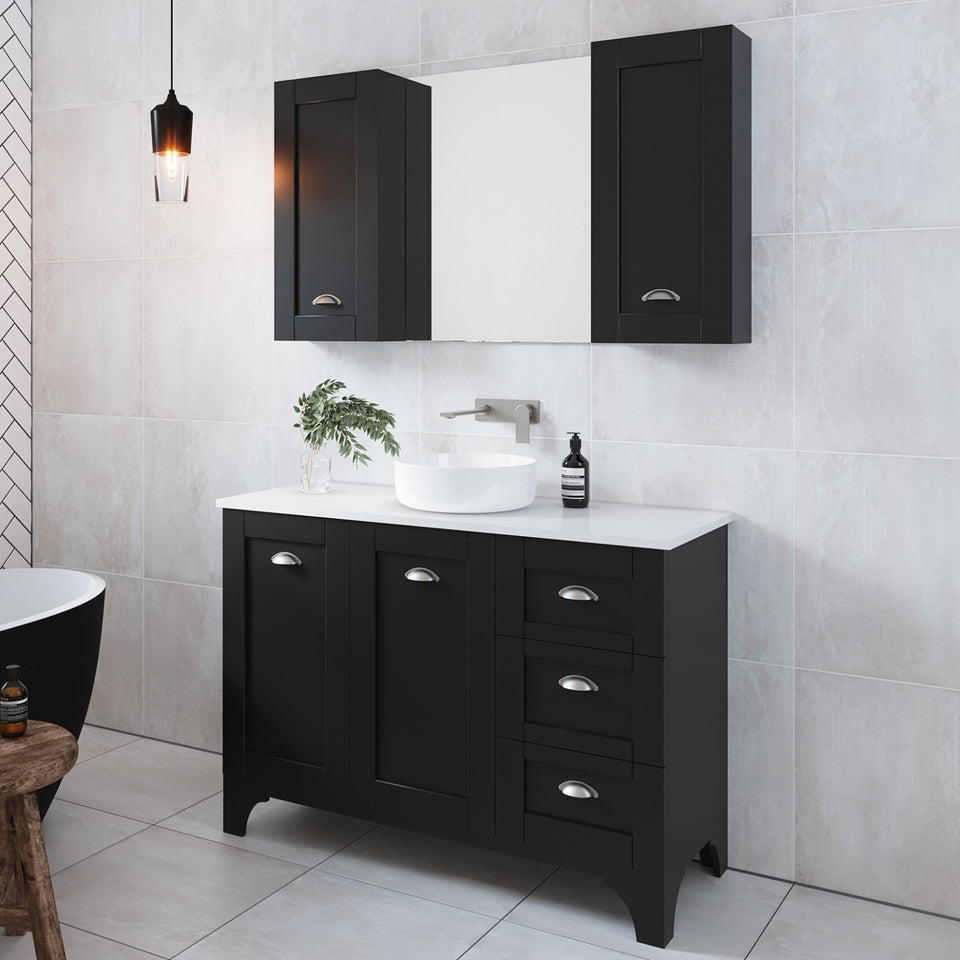 Timberline Windsor Vanity with Silk Surface Top and Basin