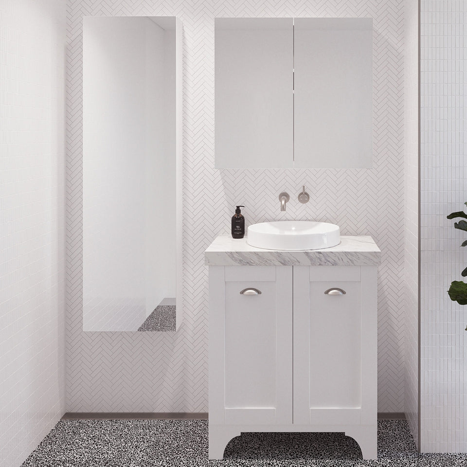 Timberline Windsor Vanity with Silk Surface Top and Basin