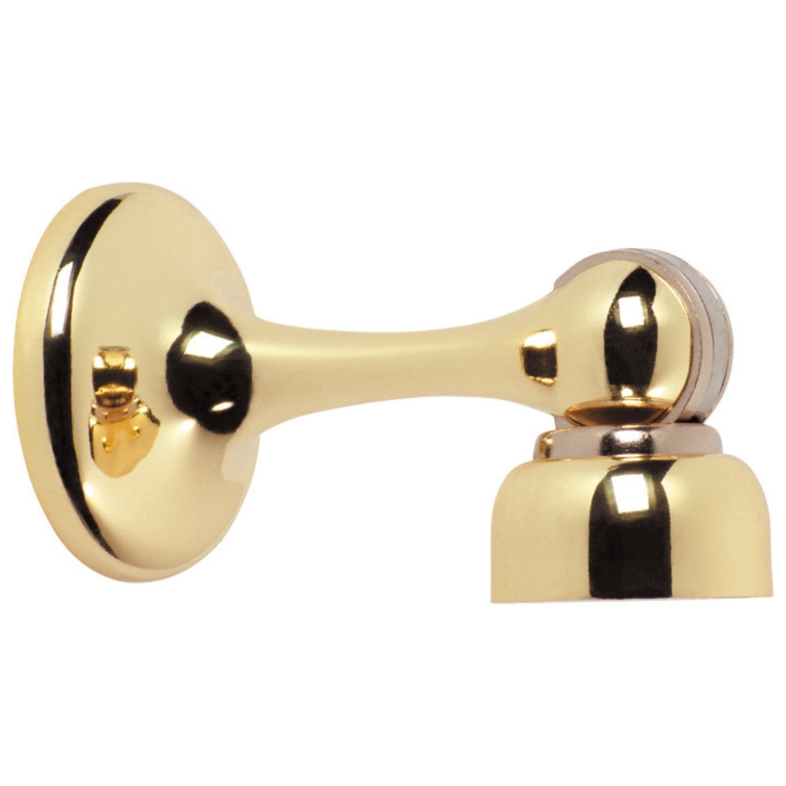 Tradco Magnetic Door Stop Polished Brass 1536 - The Blue Space