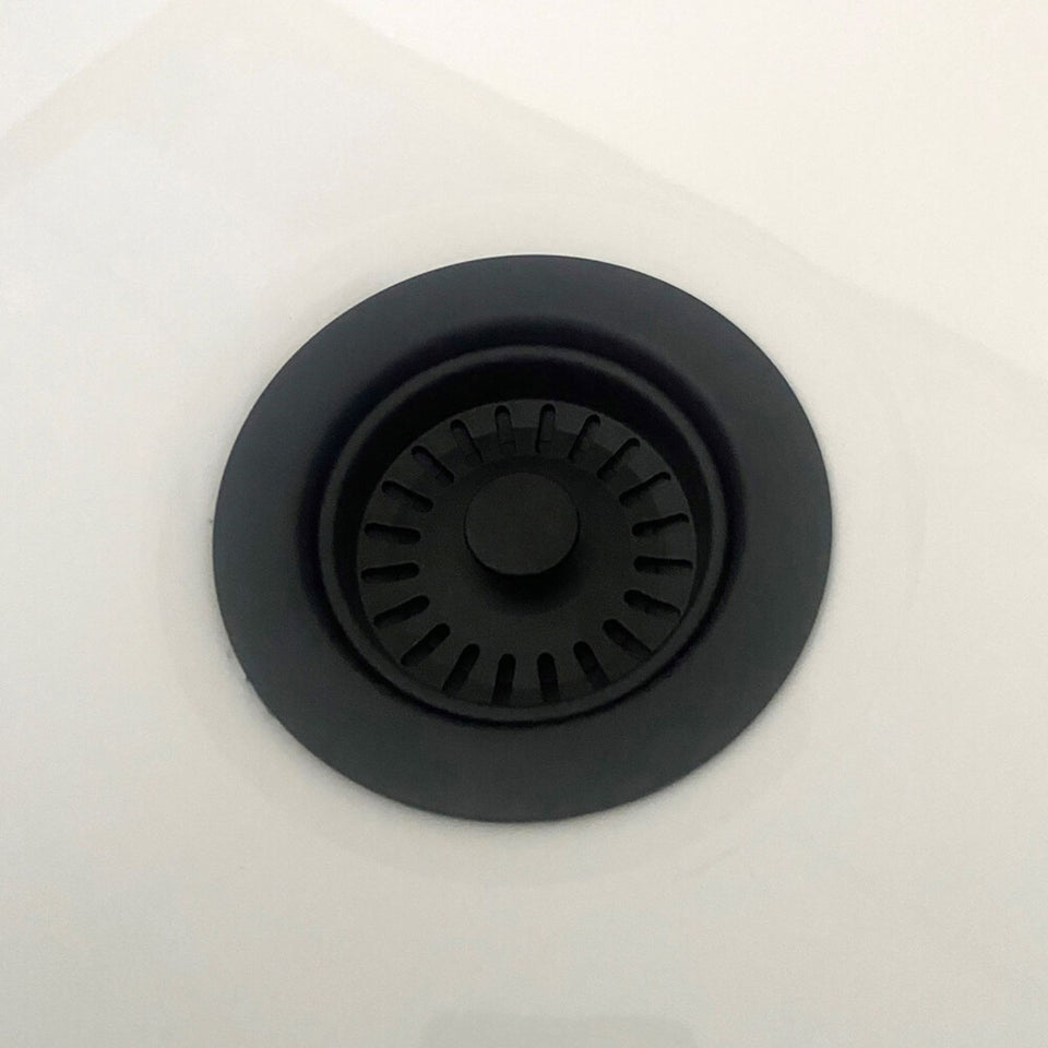 Turner Hastings 90 x 50mm Matte Black Basket Waste