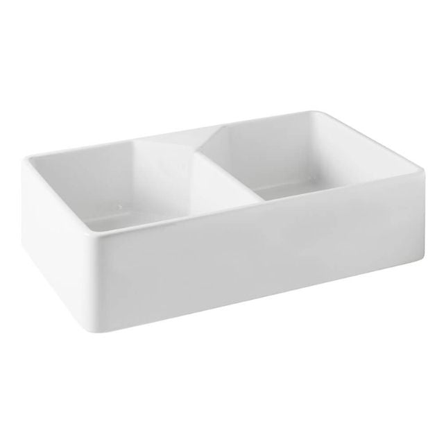 Turner Hastings Chester Double Flat Front Fine Fireclay Butler Sink