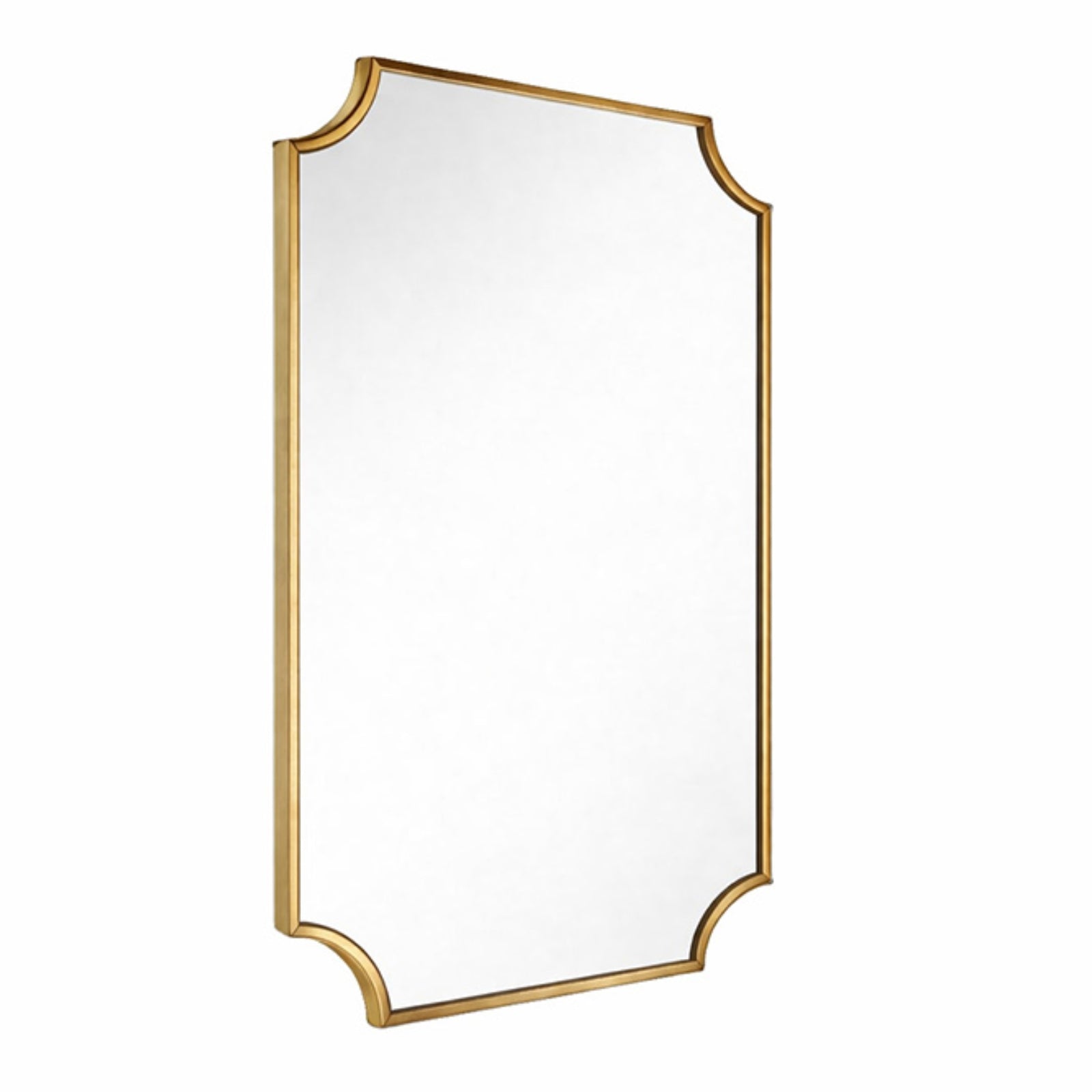 Turner Hastings Claremont 800x500mm Mirror - Brushed Brass CL402MR-BB - The Blue Space