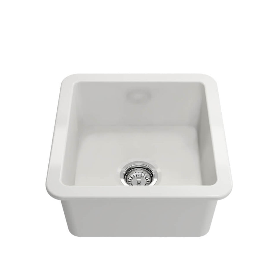 Turner Hastings Cuisine 46 x 46 Inset/Undermount Fine Fireclay Sink