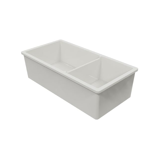 Turner Hastings Cuisine 93 x 48 One And A Half Bowl Inset/Undermount Matte White Sink