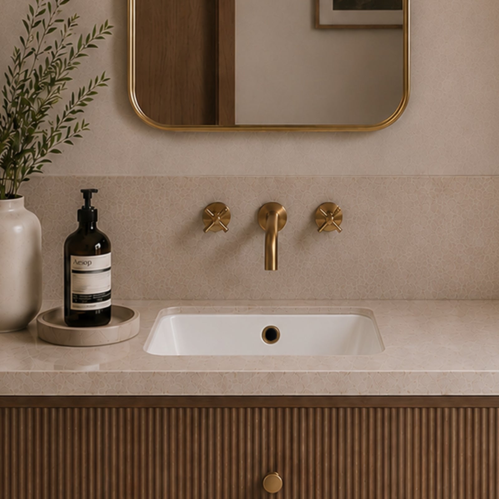 Main Turner Hastings Mini Agres 44x26 Under Counter Basin - Matte White 118943-MW - The Blue Space