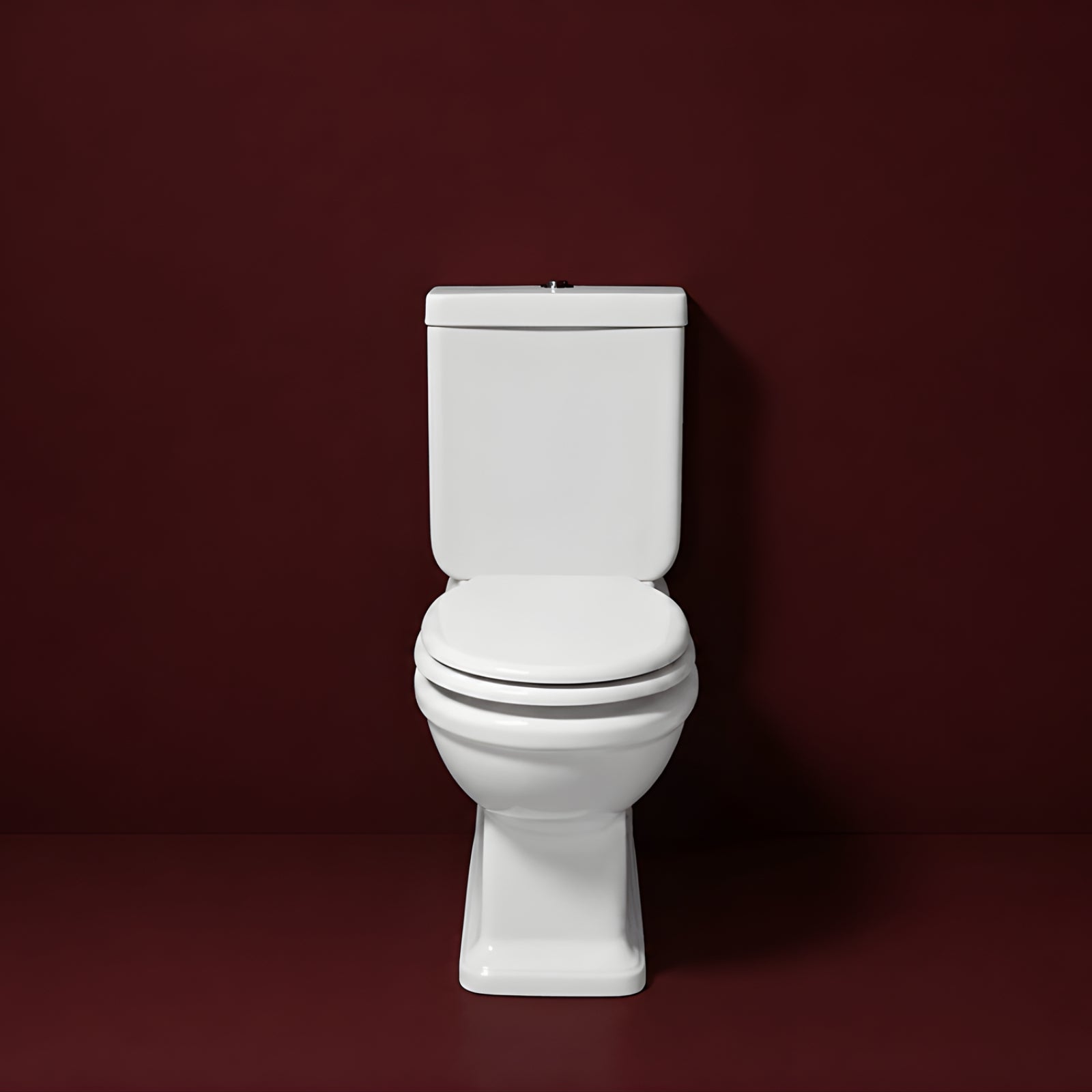 Lifestyle 1 Turner Hastings Stafford Back To Wall Toilet Suite - Gloss White With Chrome Hinges ST675BTW-GW - The Blue Space