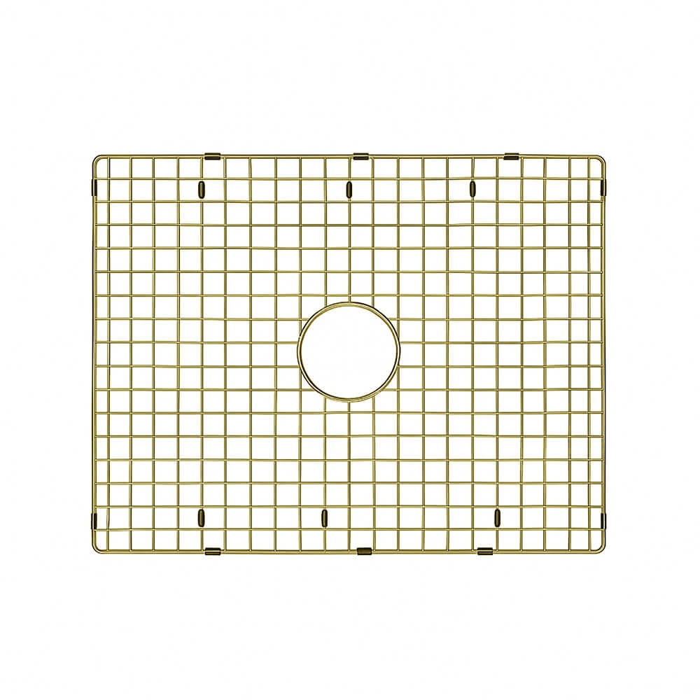 Turner Hastings Stainless Steel Grid to suit Cuisine 93 x 48 (large side) - Brushed Brass CUD481SSG-BB - The Blue Space
