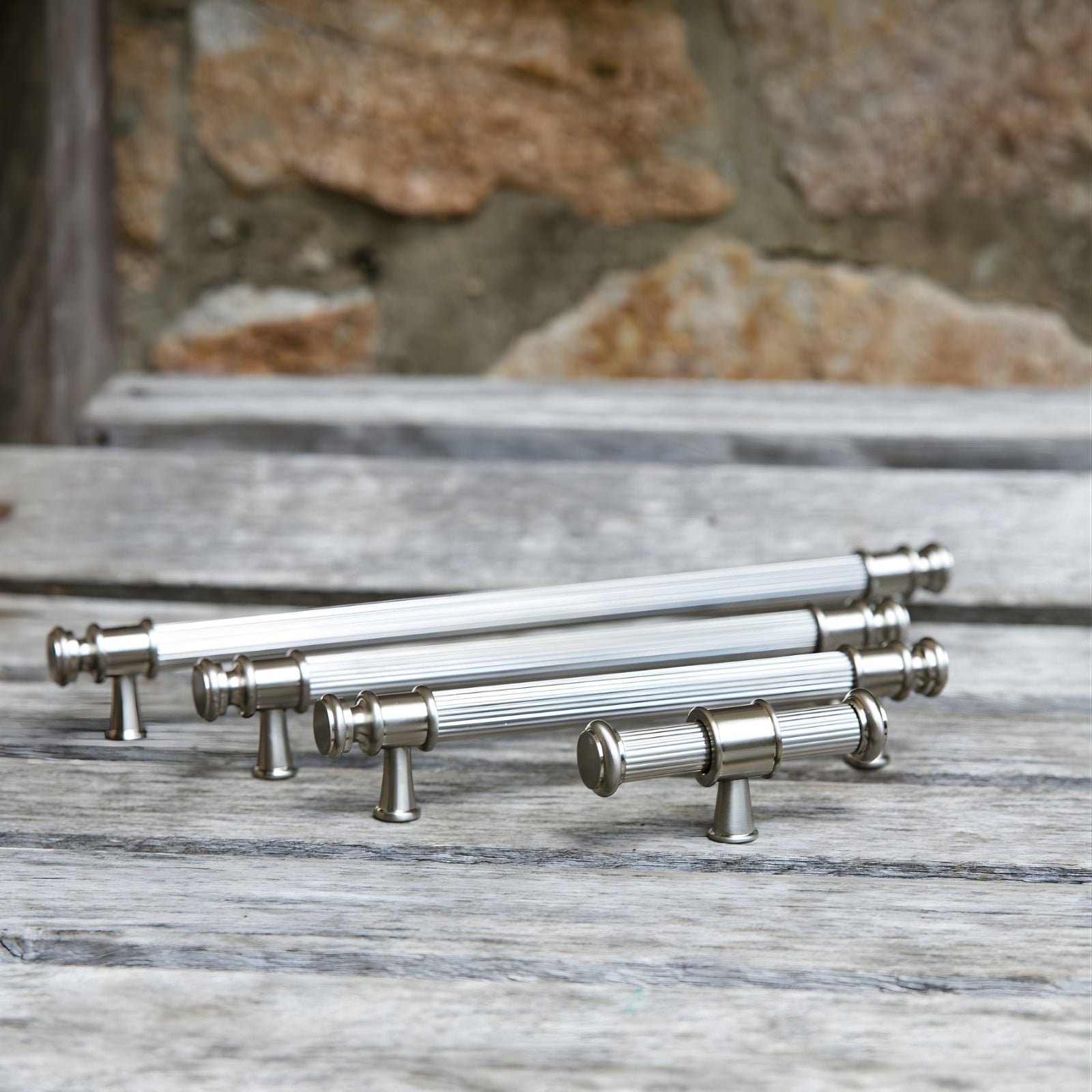 Variations Turner Hastings Verona 160mm Pull Handle Brushed Nickel VE160CB-BN - The Blue Space