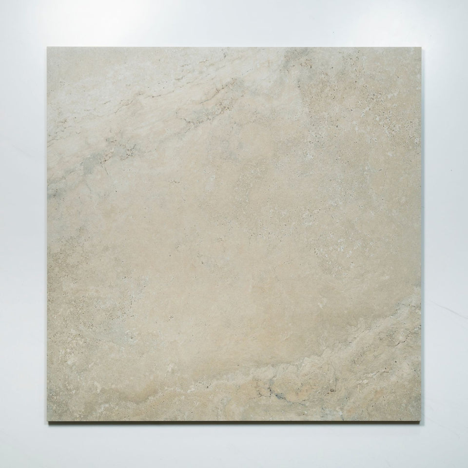 Tuscan Beige Travertine Look Tile 600mm x 600mm External