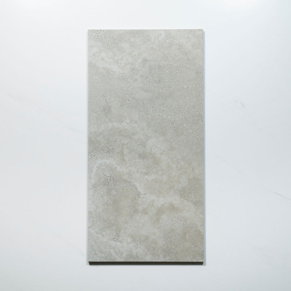 Tuscan Grey Travertine Look Tile 300mm x 600mm